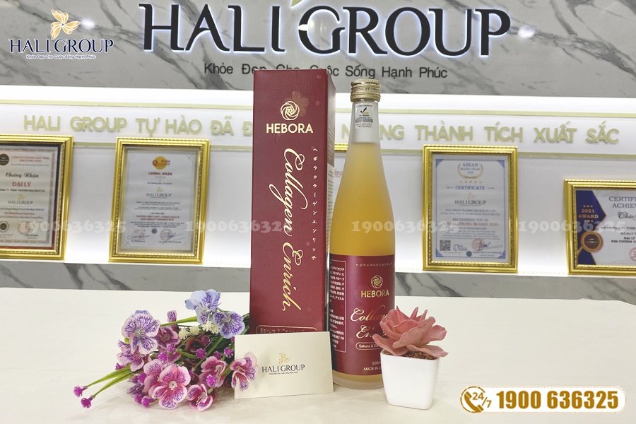 Nước Uống Hebora Collagen Enrich Nhật Bản đẹp da thơm cơ thể