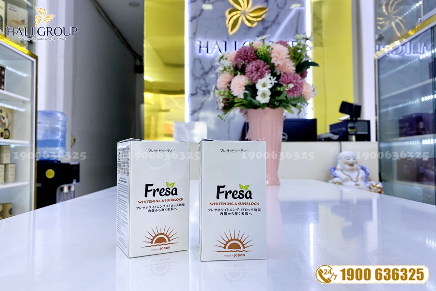 Viên uống trắng da chống nắng Fresa của Nhật bán ở đâu uy tín?